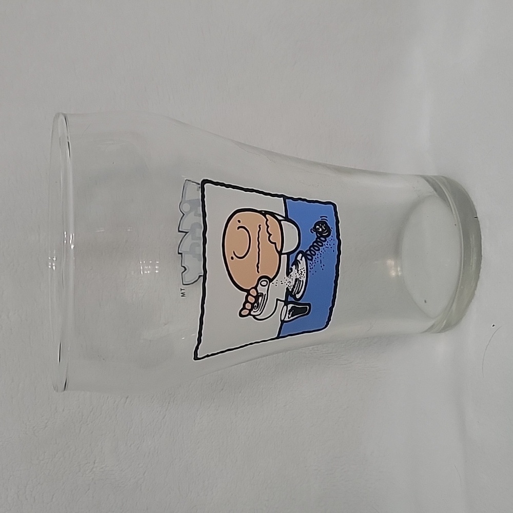 Ziggy 6 1/2" Drinking Glass 1977 Tom Wilson